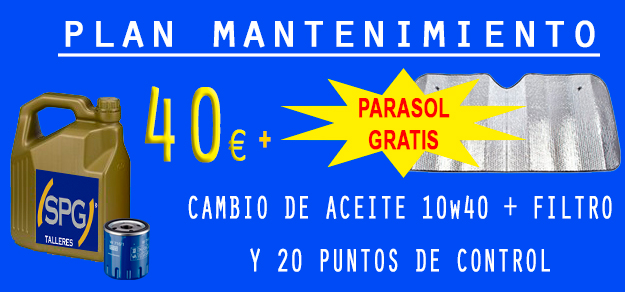 Oferta Cambio de Aceite